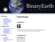 Tablet Screenshot of binaryearth.net